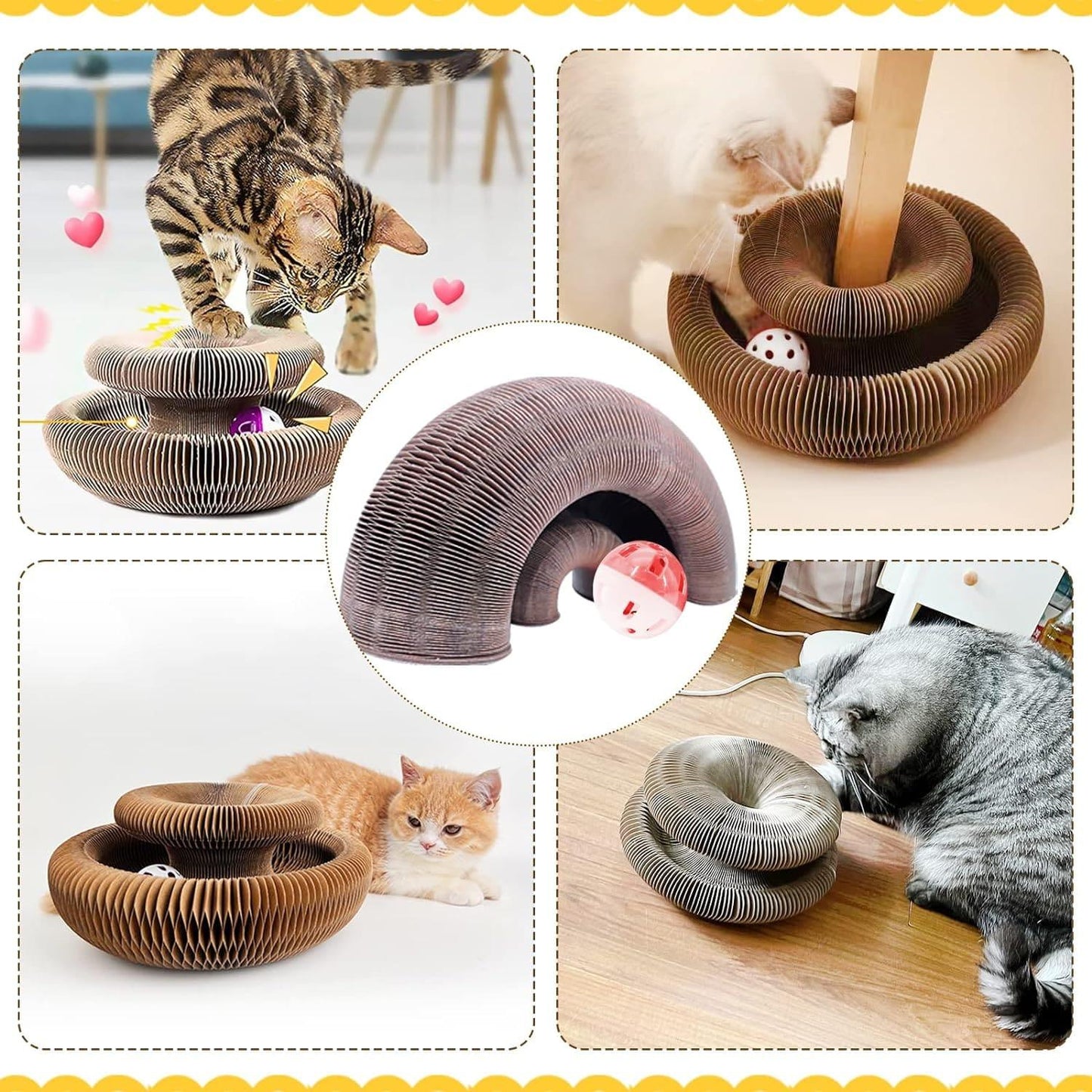 🐱Magic Foldable Scratcher & Cat Bed🛌 - Buy 2 & Save 15% - TODAY ONLY