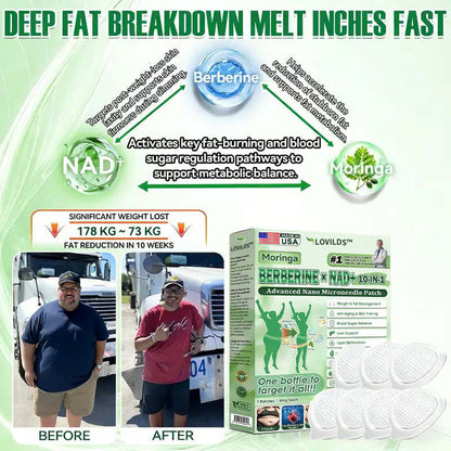 🇺🇸 𝐎𝐟𝐟𝐢𝐜𝐢𝐚𝐥 𝐔𝐒 𝐒𝐭𝐨𝐫𝐞 | 🧑‍⚕️🩺 LOVILDS™ Moringa · Berberine × NAD+ 𝟏𝟎-𝐢𝐧-𝟏 𝐀𝐝𝐯𝐚𝐧𝐜𝐞𝐝 𝐍𝐚𝐧𝐨 𝐌𝐢𝐜𝐫𝐨𝐧𝐞𝐞𝐝𝐥𝐞 𝐏𝐚𝐭𝐜𝐡 — 𝐎𝐧𝐜𝐞 𝐃𝐚𝐢𝐥𝐲, 𝐕𝐢𝐬𝐢𝐛𝐥𝐞 𝐑𝐞𝐬𝐮𝐥𝐭𝐬 𝐢𝐧 𝟕 𝐃𝐚𝐲𝐬