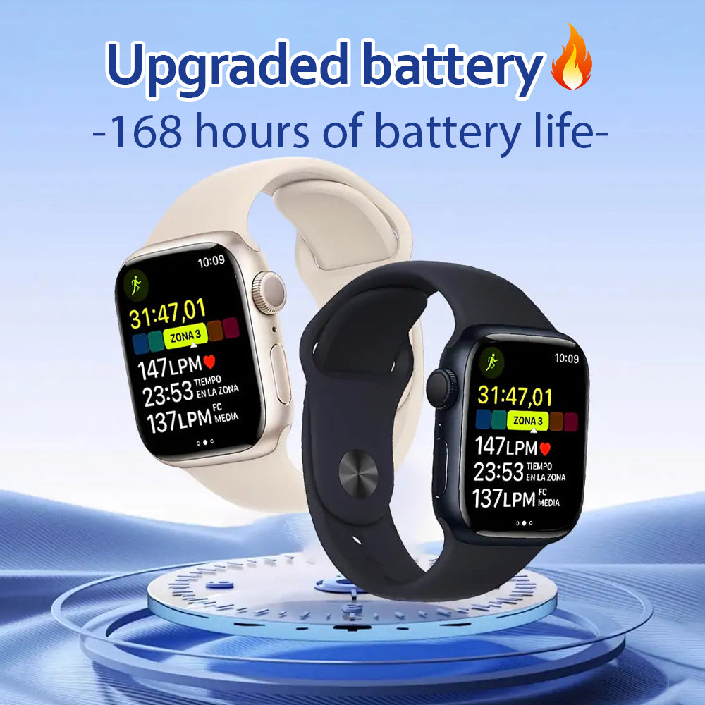 Upgraded Battery🔥 - 360 hours battery life: White + Black (2PC)