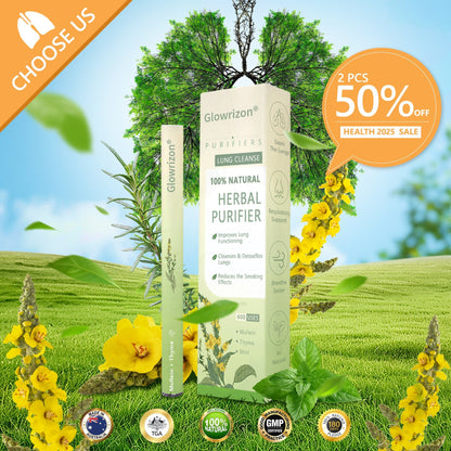 ✨ New upgraded version of Glowrizon® Mullein Herbal Lung Purifier – 🔥 70% off today only!