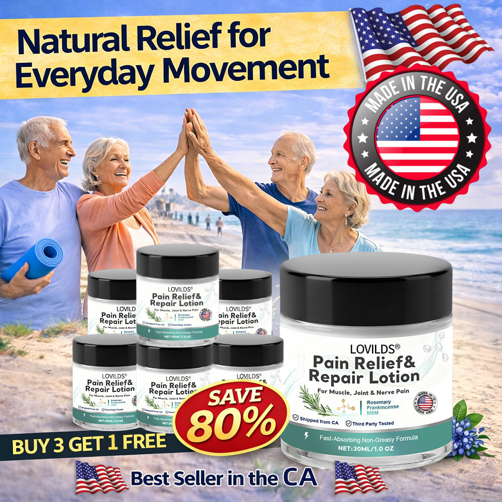 【𝑶𝒇𝒇𝒊𝒄𝒊𝒂𝒍 𝑺𝒕𝒐𝒓𝒆 】us LOVILDS Pain Relief& Repair Lotion✔️For Muscle, Joint & Nerve Pain