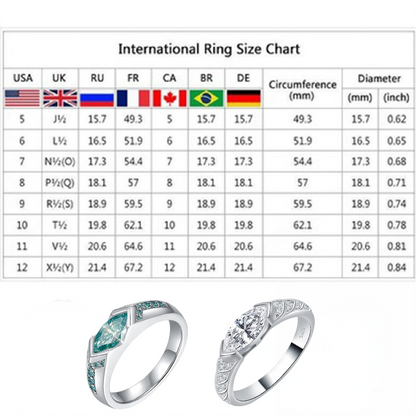 (🎅Christmas 🎄Limited Time Discount 80% Last Day 🎁)🔥DIYSTAR Magnetology Moissanite Diamond Ring💖