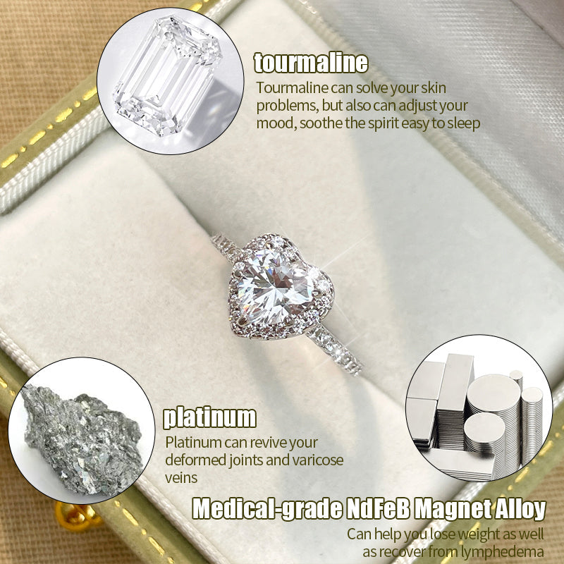 🔥✨🩵𝐋𝐚𝐬𝐭 𝐃𝐚𝐲 𝐃𝐢𝐬𝐜𝐨𝐮𝐧𝐭: 87% 𝐎𝐅𝐅🔥Histone™ Lymphatic Magnetic Therapy Heart Ring