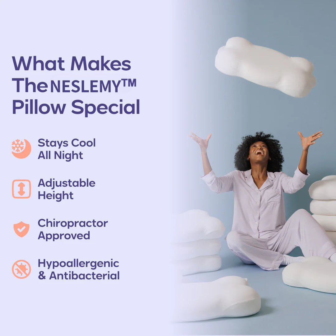 End Neck Pain: Ergonomic Pillow Adapts to Your Every Sleeping Position