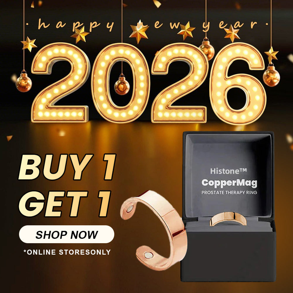 🎆 New Year's Eve Sale 一🎁 Official Brand Store Last Day Sale: Buy 1 Get 1 Free 🎇 Histone™ CopperMag Prostate Ring 🌟