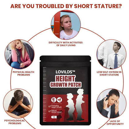 Elevate Your Height with LOVILDS™ Herbal Foot Patch🌿 - Unlock Growth Naturally