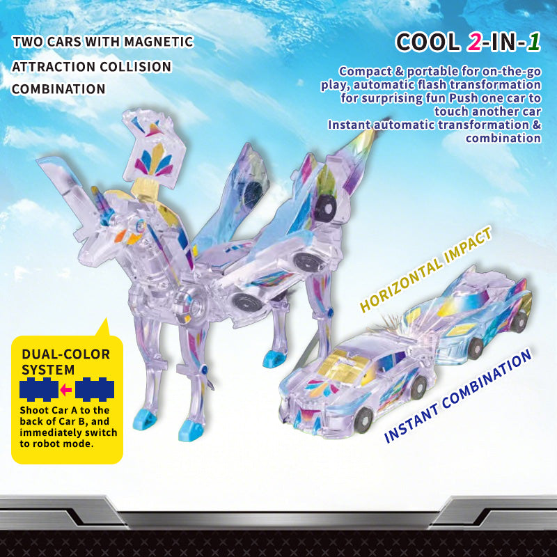 🎄Limited Xmas Edition: Mystic Dragon & Unicorn Transformer — 60% OFF!