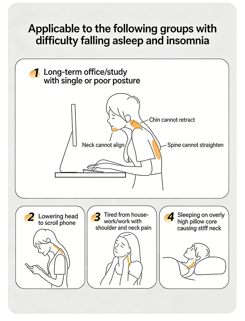 End Neck Pain: Ergonomic Pillow Adapts to Your Every Sleeping Position