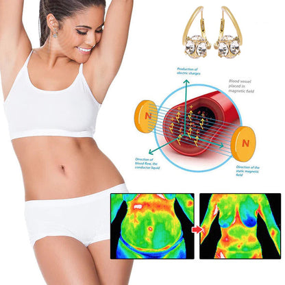 (🎅Christmas 🎄Limited Time Discount 80% Last Day 🎁)Histone Lymphatic MagneTherapy Germanium Earrings