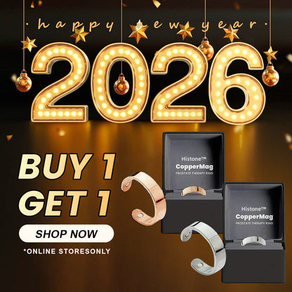 🎆 New Year's Eve Sale 一🎁 Official Brand Store Last Day Sale: Buy 1 Get 1 Free 🎇 Histone™ CopperMag Prostate Ring 🌟