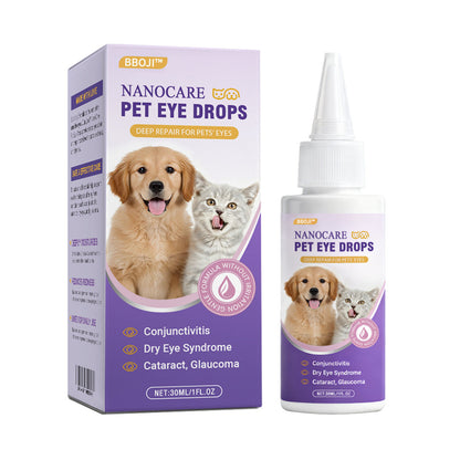 👩‍⚕️ BBOJI™ NanoCare Pet Eye Drops ☑️  Relieves Conjunctivitis, Dry Eyes, Cataracts, and Keratitis🐶