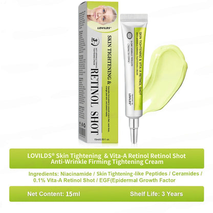 🧠👨‍⚕️Made and shipped from the USA 💫Lovilds® Botin & Vita-A Retinol Shot Wrinkle-Lift Tightening cream - Last Day Promotion 70% OFF