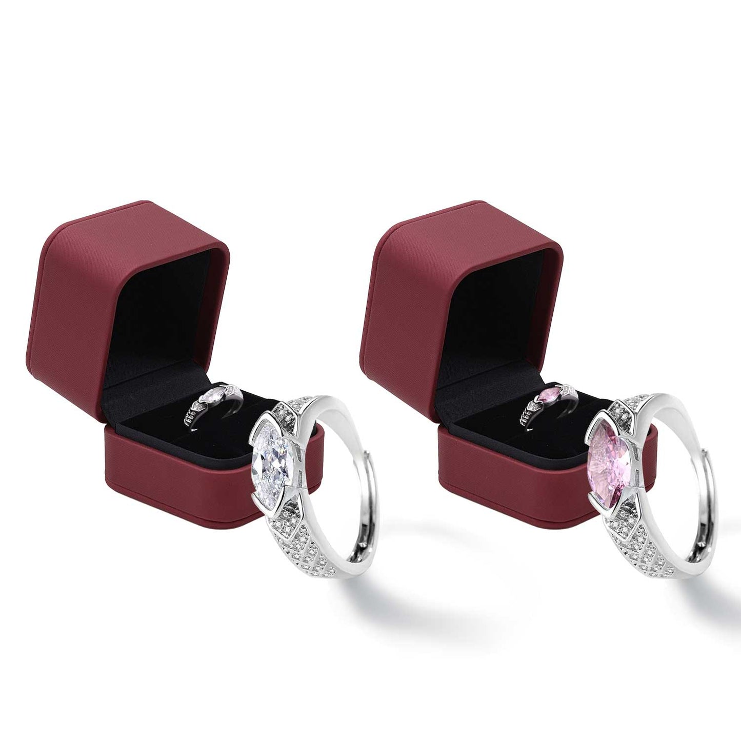 (🎅Christmas 🎄Limited Time Discount 80% Last Day 🎁)🔥DIYSTAR Magnetology Moissanite Diamond Ring💖