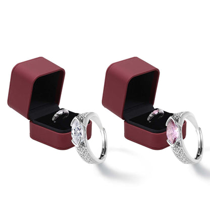 (🎅Christmas 🎄Limited Time Discount 80% Last Day 🎁)🔥DIYSTAR Magnetology Moissanite Diamond Ring💖