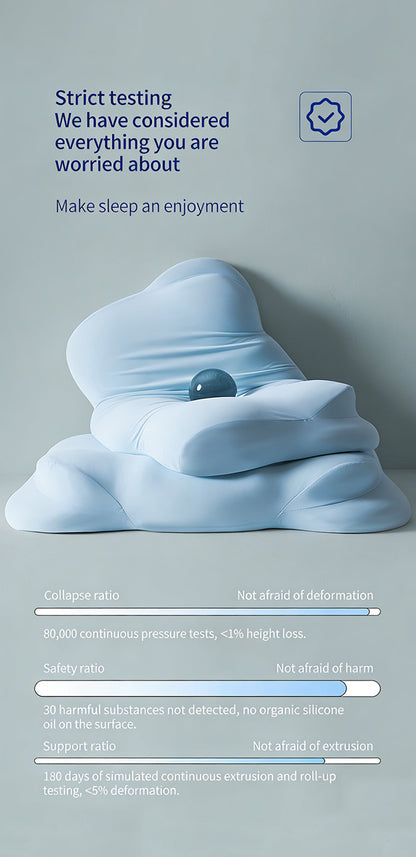 End Neck Pain: Ergonomic Pillow Adapts to Your Every Sleeping Position