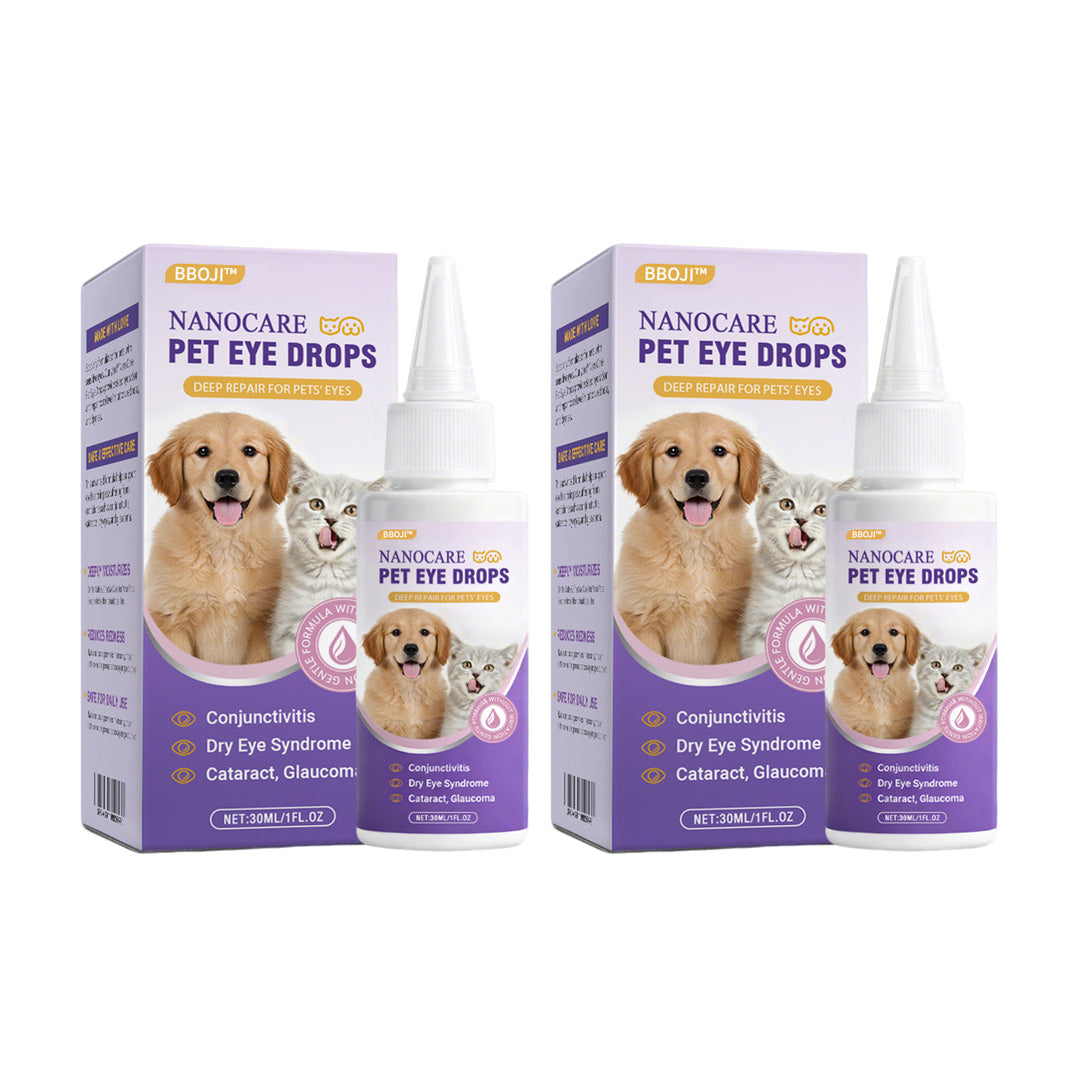 👩‍⚕️ BBOJI™ NanoCare Pet Eye Drops ☑️  Relieves Conjunctivitis, Dry Eyes, Cataracts, and Keratitis🐶
