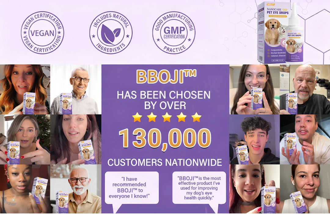 👩‍⚕️ BBOJI™ NanoCare Pet Eye Drops ☑️  Relieves Conjunctivitis, Dry Eyes, Cataracts, and Keratitis🐶