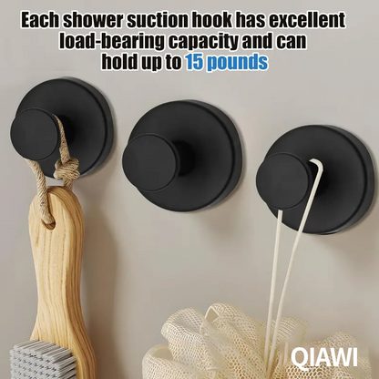 Strong Suction Cup Hooks – Removable, No-Drill Bathroom & Shower Hooks