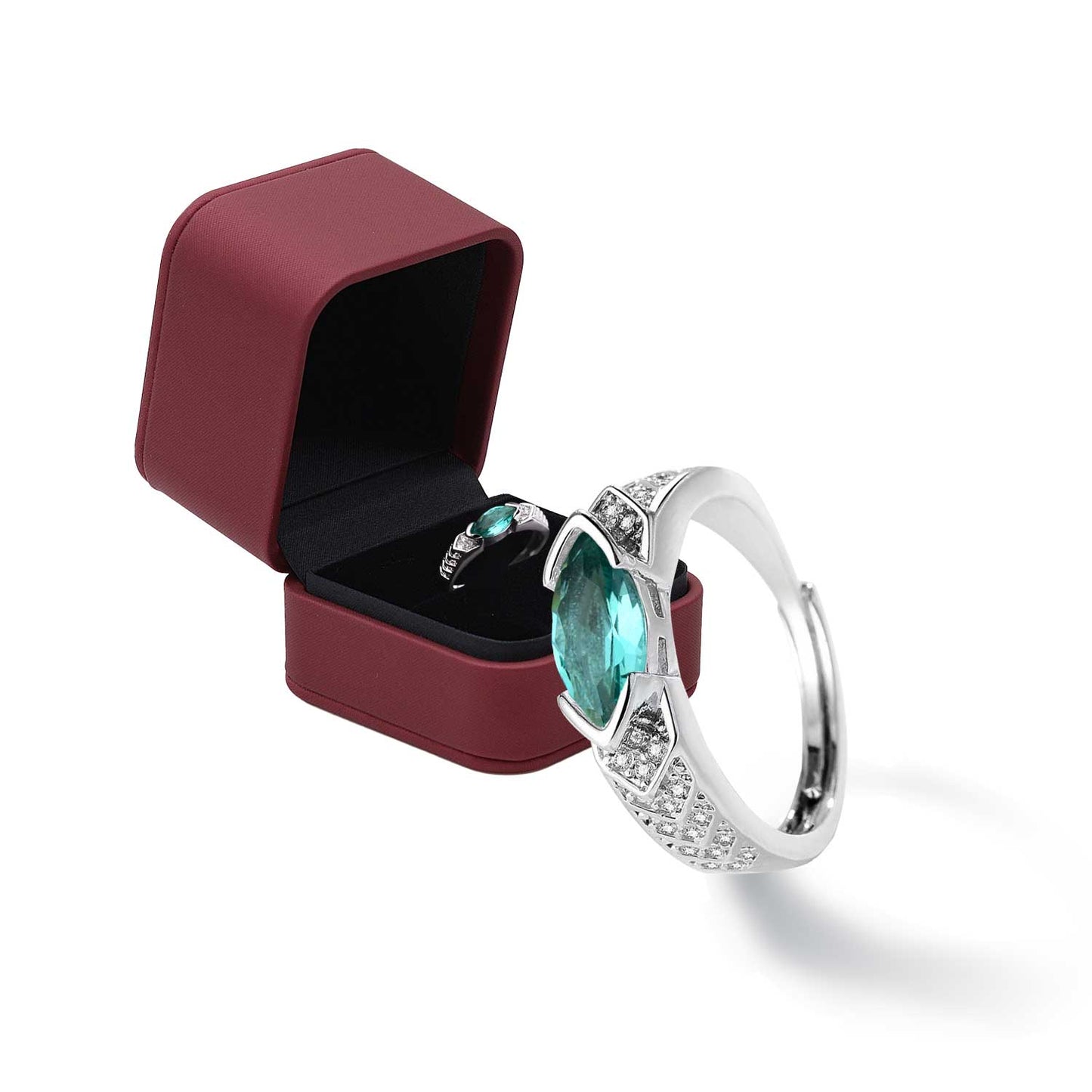 (🎅Christmas 🎄Limited Time Discount 80% Last Day 🎁)🔥DIYSTAR Magnetology Moissanite Diamond Ring💖