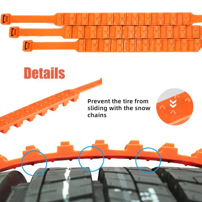 🔥2025 Winter Hot Sale🔥Lovilds®  Universal reusable emergency snow chains